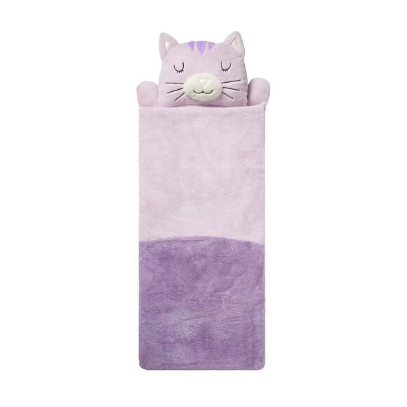 Member’s Mark Purple Cat Faux Fur Sleeping Bag - Picture 1 of 7